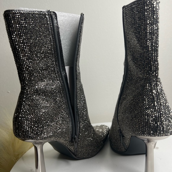 Steven Madden Rhinestone Ankle Boot - Picture 3 of 4